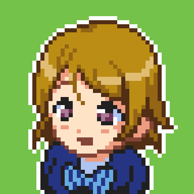 像素风格的LoveLive!小泉花阳头像