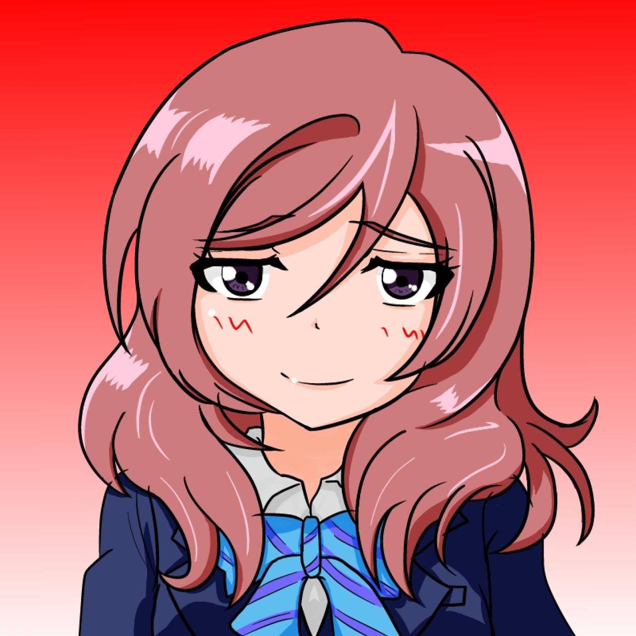 微笑的西木野真姬表情