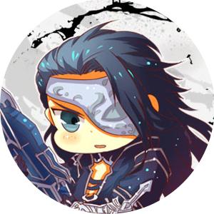 戴着眼罩的剑网三唐门成男头像