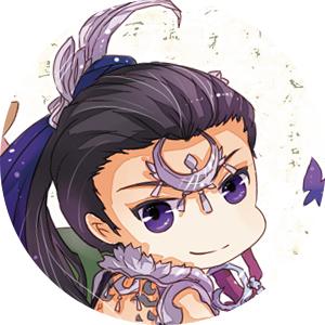 戴着发饰的剑网三五毒教成男头像