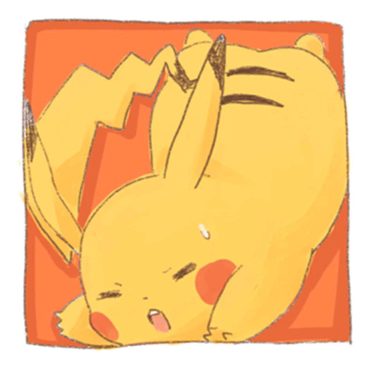 跌倒的皮卡丘头像