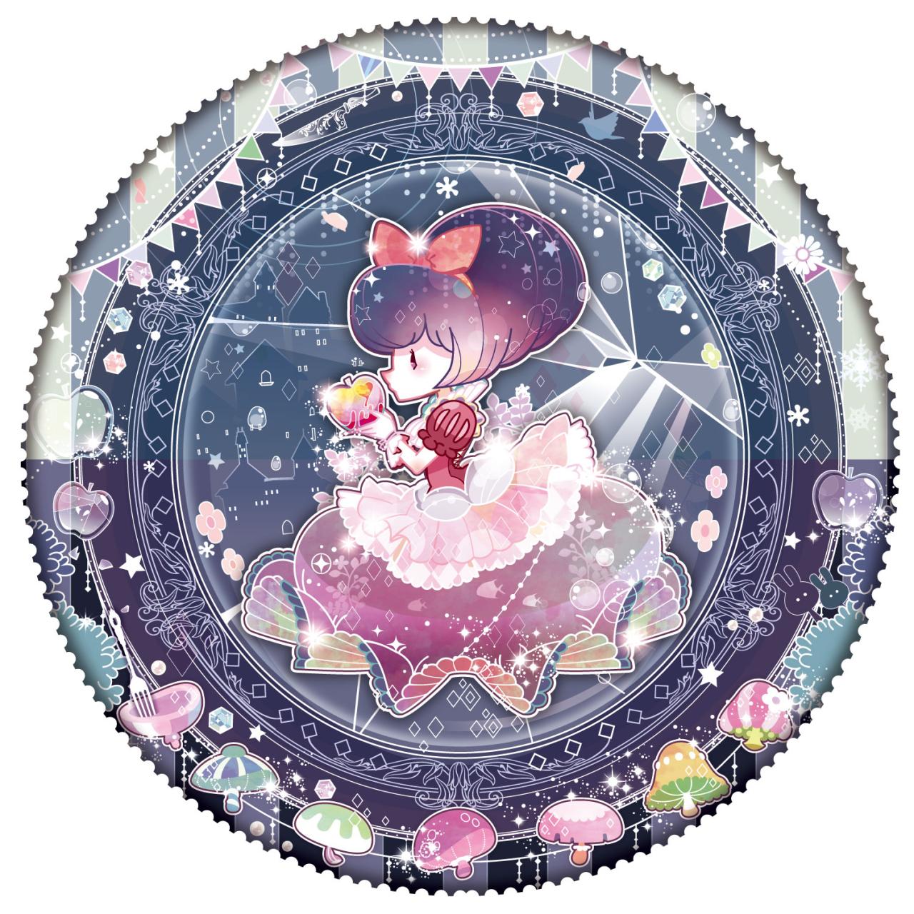 拿着苹果的白雪公主头像