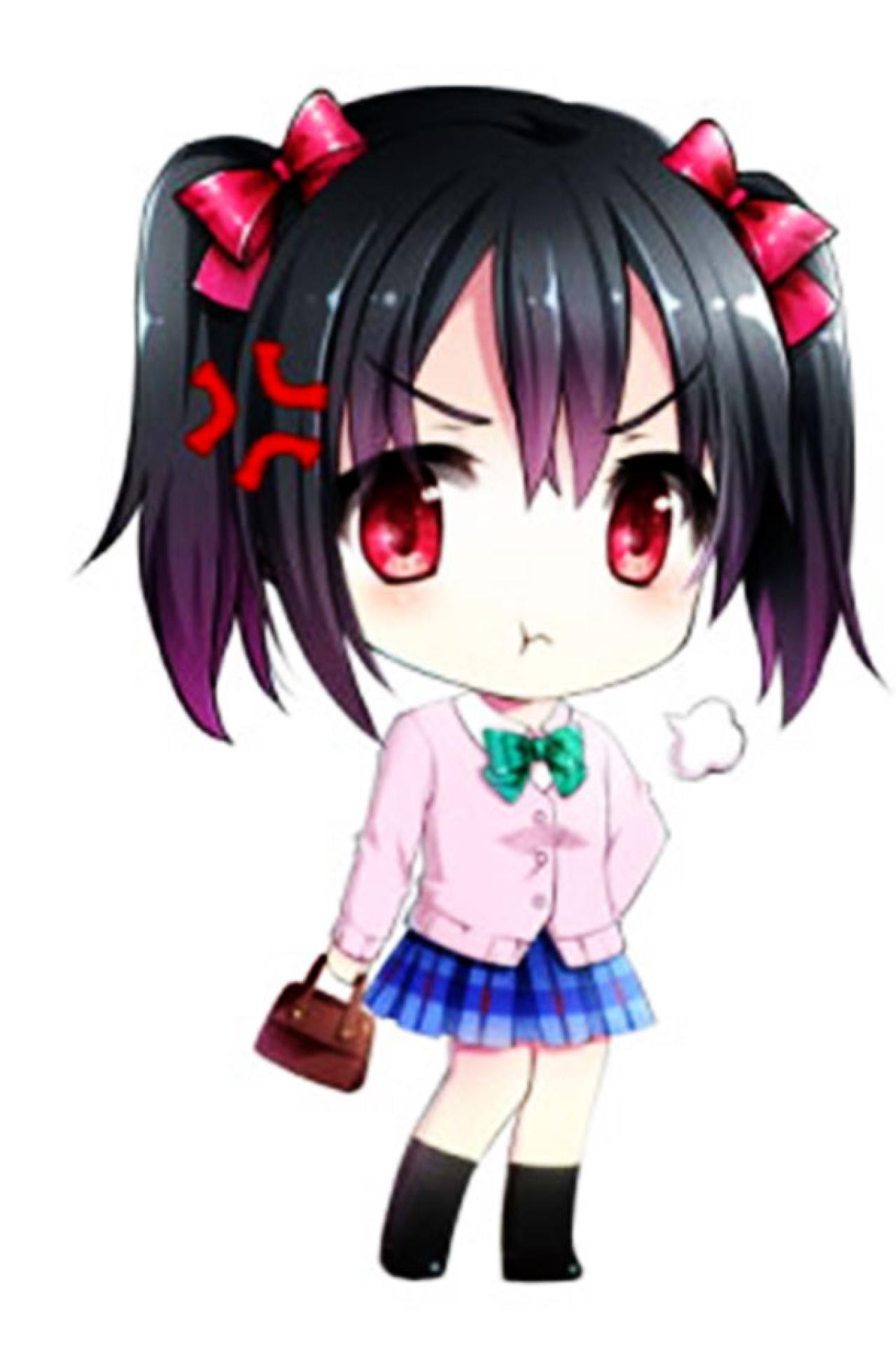 穿着粉色夏季校服的傲娇生气的LoveLive!矢泽妮可头像