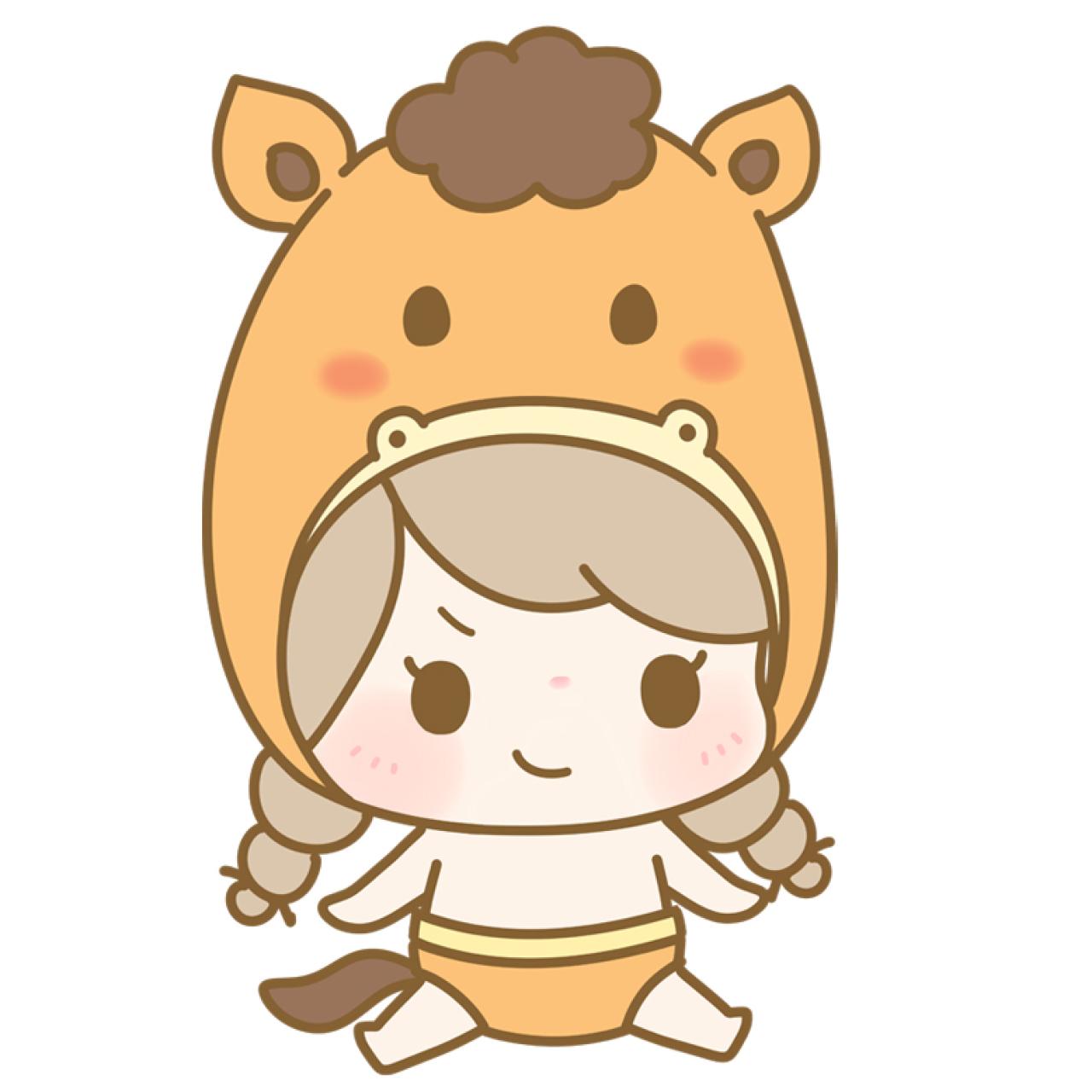 扮演橘红马的丢丢头像