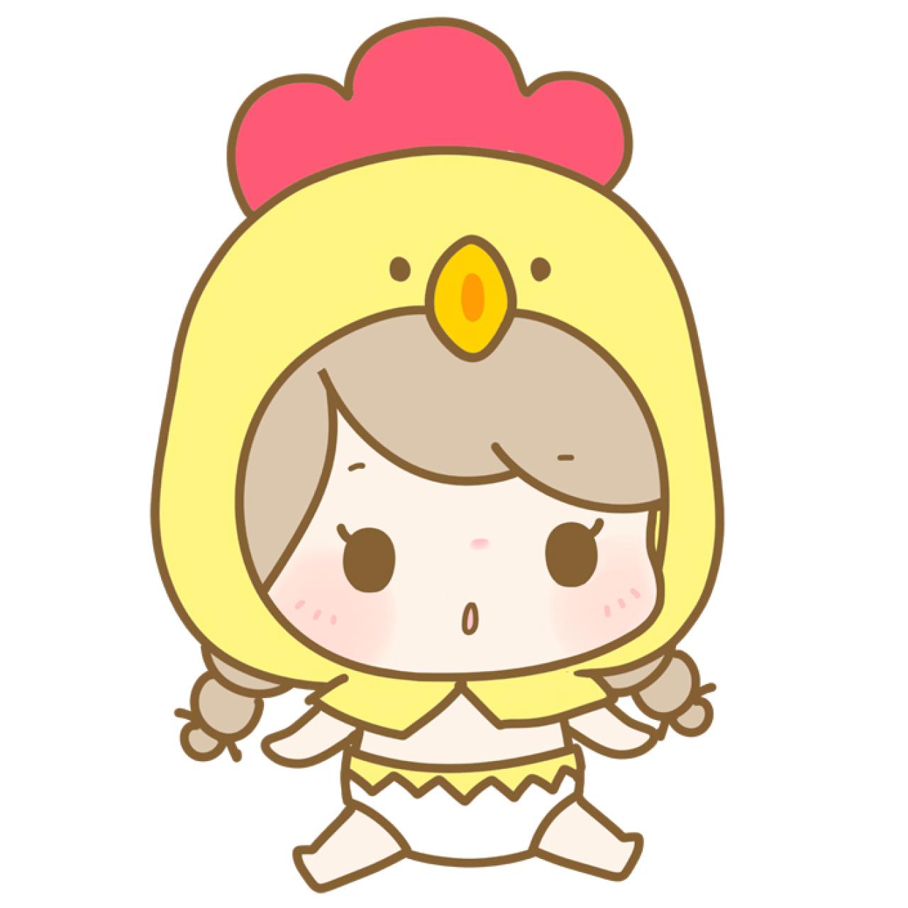 咕咕叫的小鸡丢丢头像