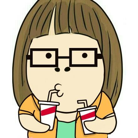 喝可乐的女孩头像