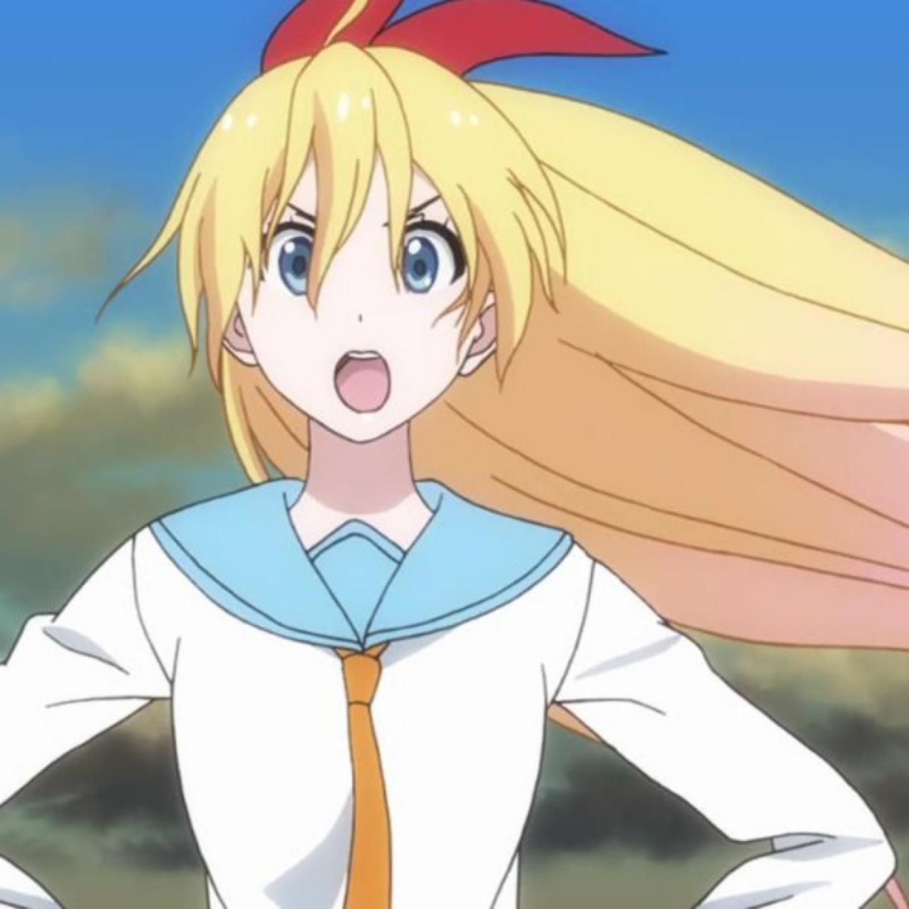 双手叉腰的伪恋桐崎千棘头像