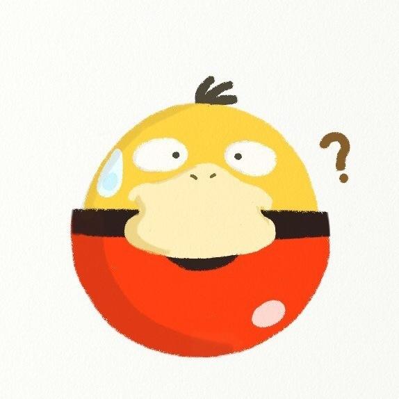 口袋妖怪可达鸭的精灵球头像