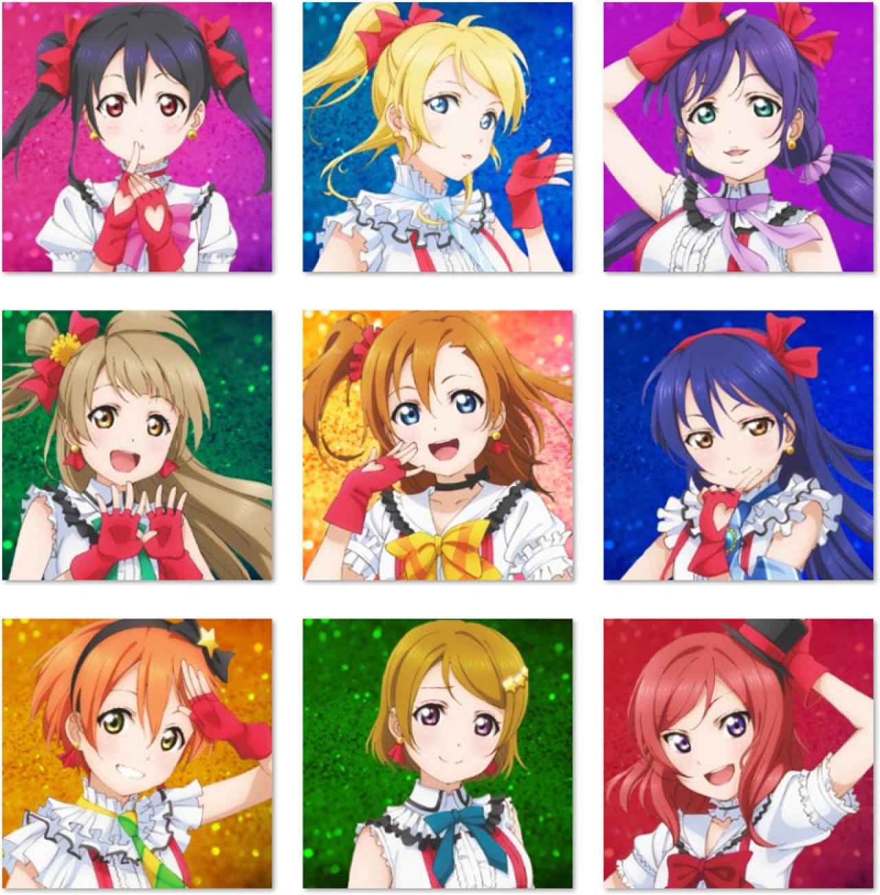 星光背景的LoveLive!μ s演出服头像 预览图
