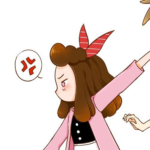 情侣头像女用：揪男友耳朵的傲娇妹头像