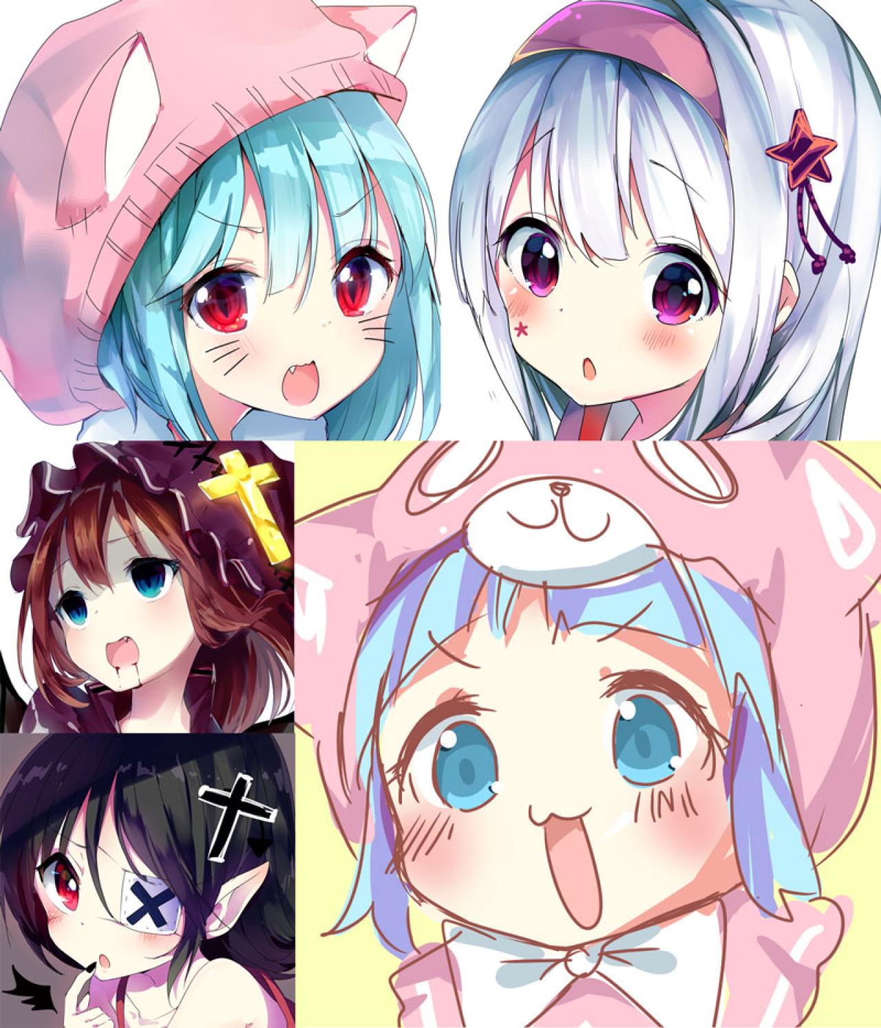 nopo手绘萝莉头像 预览图