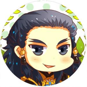 古剑奇谭二流月城大祭司沈夜头像 带绿叶背景