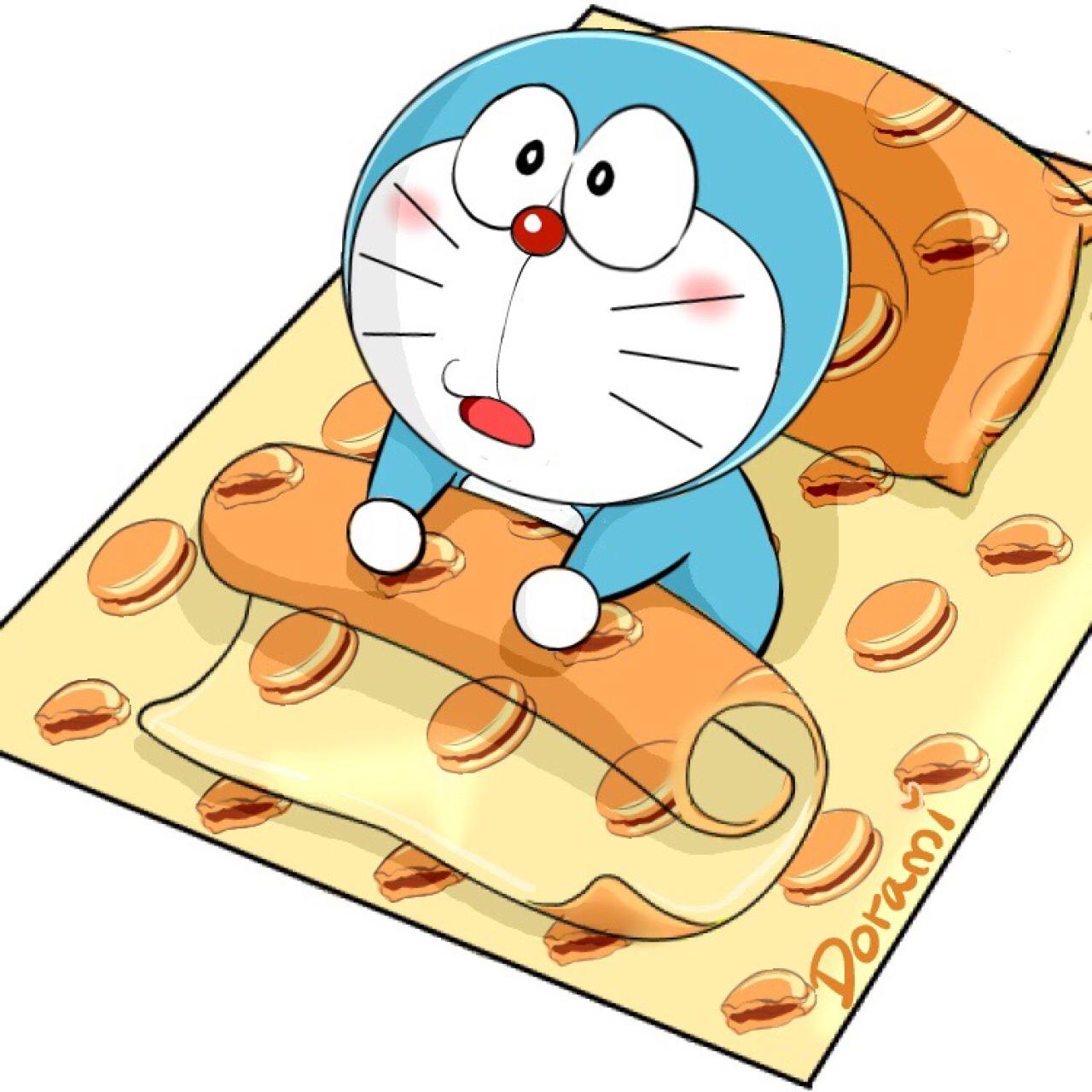 趴被窝起来嗨的哆啦A梦头像