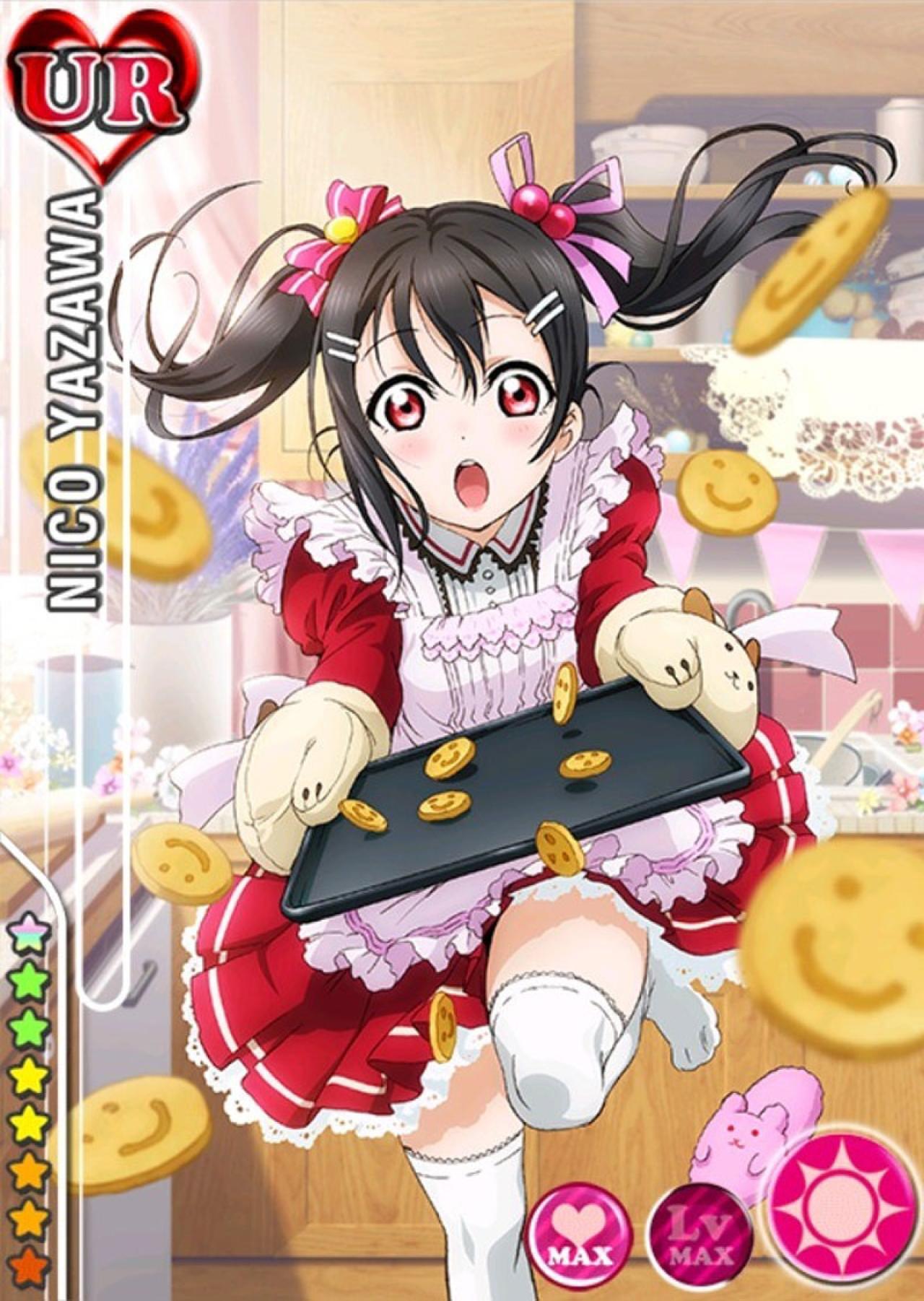 《Love Live!学园偶像祭》饼干烘焙屋中的觉醒后矢泽妮可UR卡牌