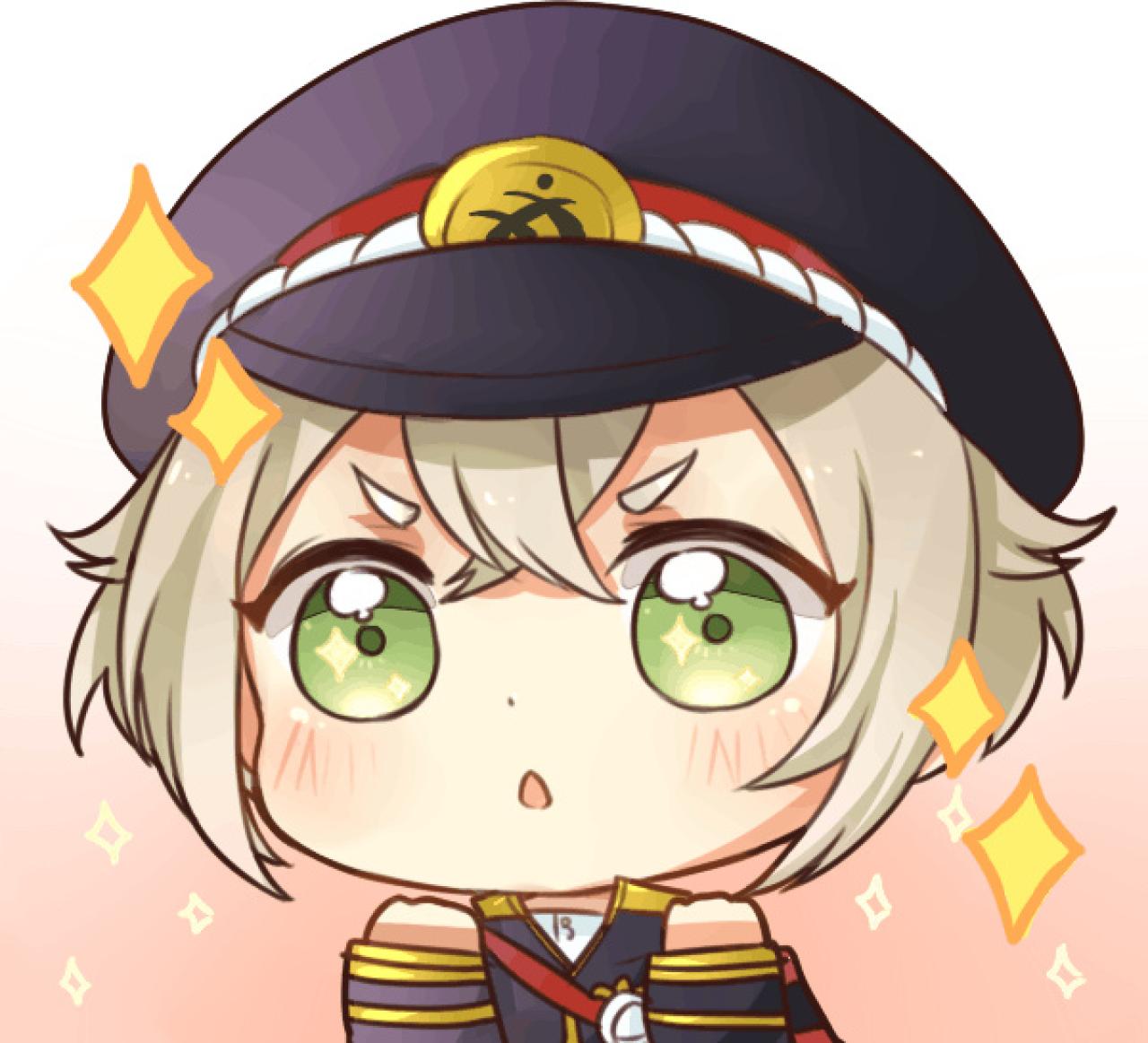 双手握拳的刀剑乱舞萤丸头像