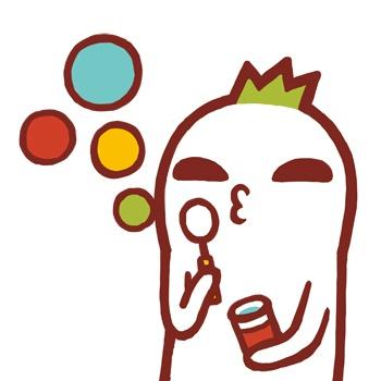 吹泡泡的罗罗布头像