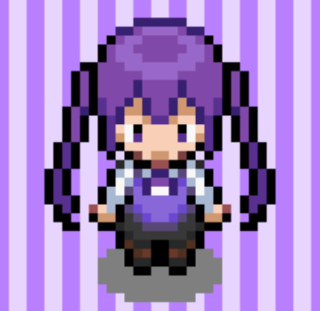 请问您今天要来点兔子吗？天天座理世像素头像