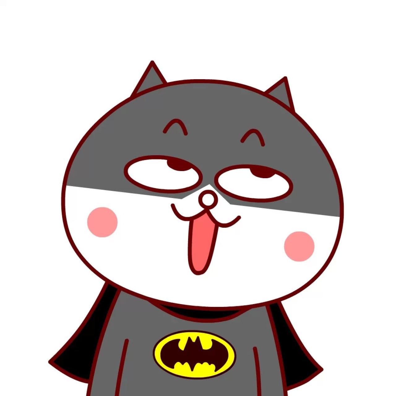 翻白眼的嗷大喵版蜘蛛侠头像