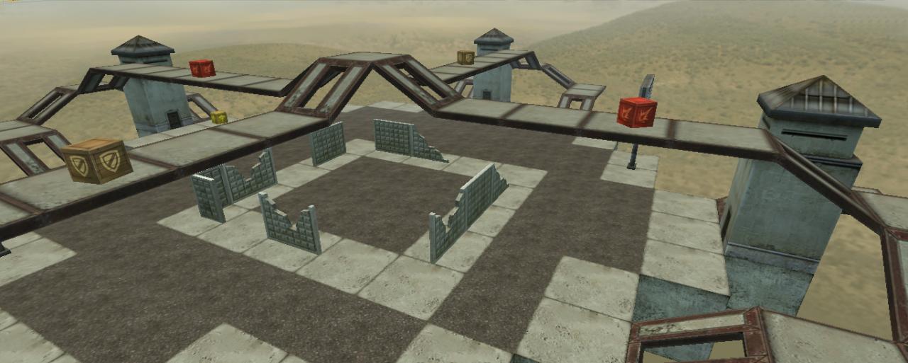 3D坦克竞技场地图