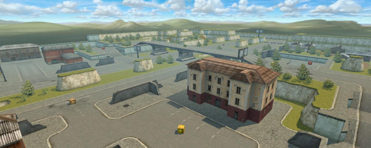 3D坦克高架桥地图