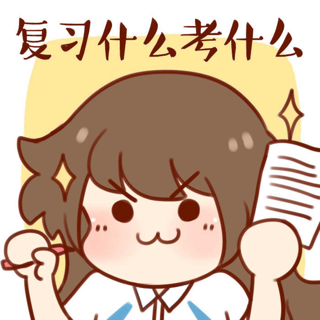 安妮中高考头像：复习什么考什么