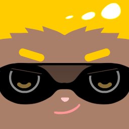 黄色头发深色皮肤的喷射战士Splatoon Inkling男孩头像