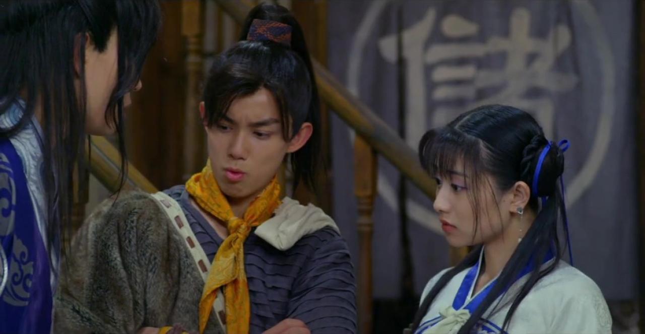 孙雪宁扮赵灵儿第一次遇见龙葵的侧脸