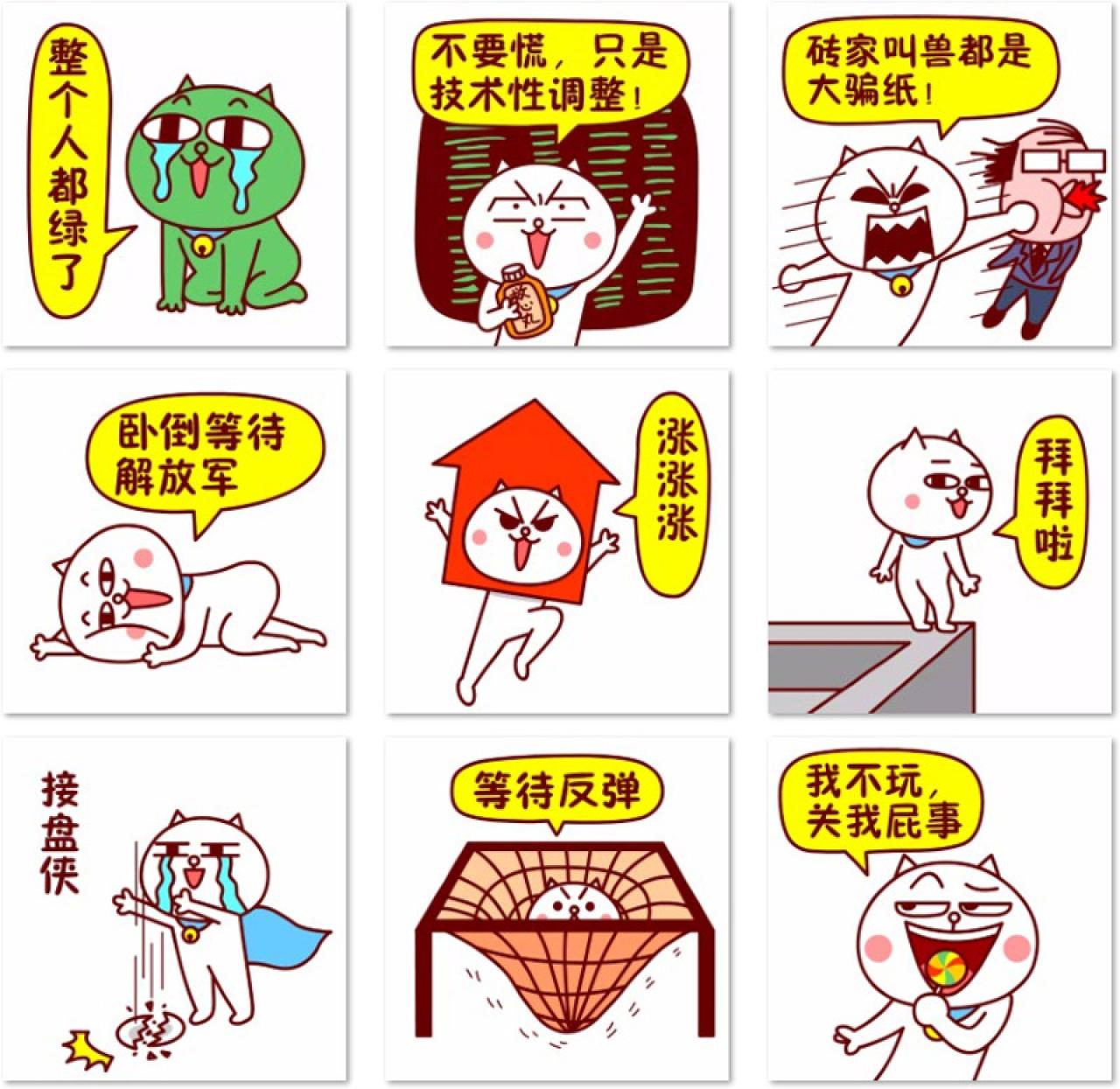 嗷大喵股市表情 预览图