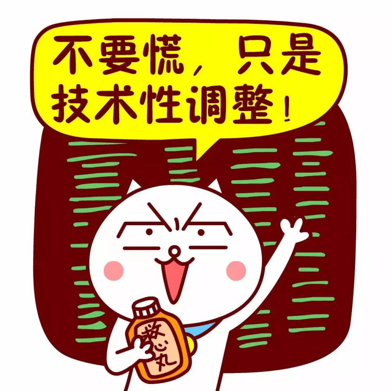 拿着速效救心丸的嗷大喵股市表情：不要慌，只是技术性调整！
