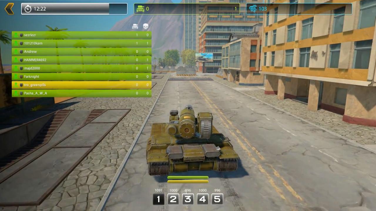 Unity新3D坦克战场排行榜界面