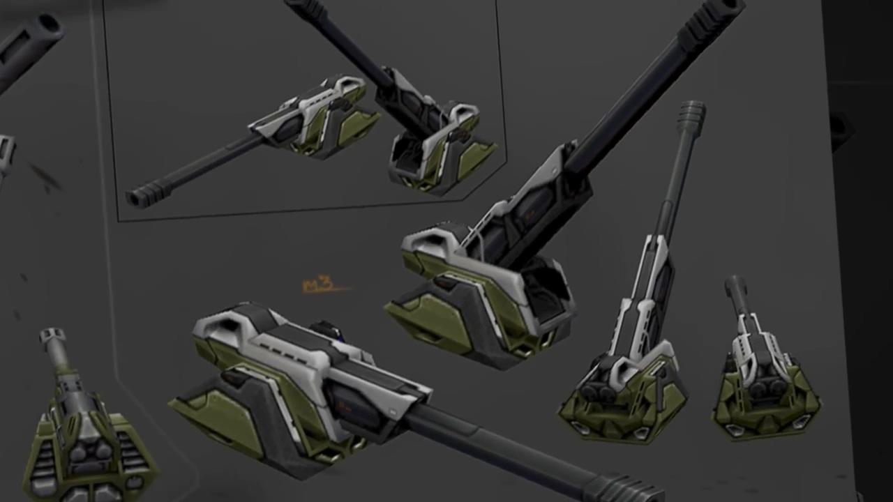 3D坦克新炮塔重型火炮（直译）M3外观