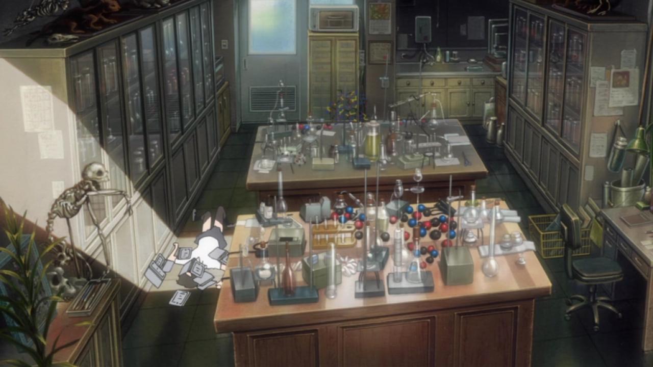 堆满实验装置的密室