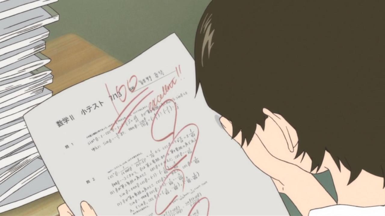 真琴的测验成绩得了100分