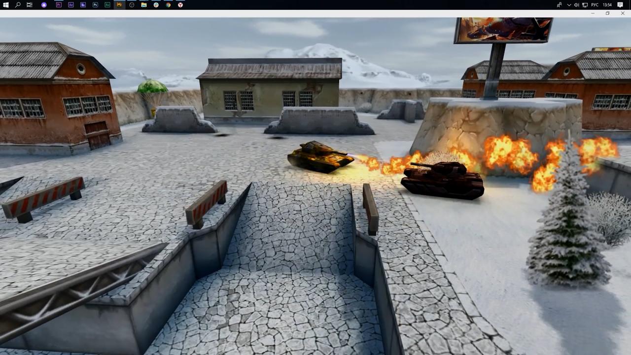 3D坦克火焰炮与轰天炮